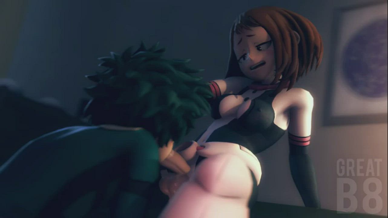 Futa Uraraka oral Domination (GreatB8) [my hero academia]