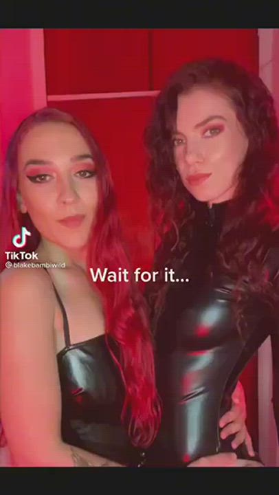 Cuckold Femdom Lesbian gif