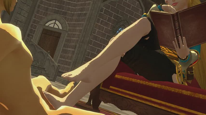 Royal footjob (cyanyu) [Zelda]