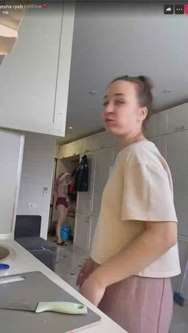 Flashing TikTok Tits gif