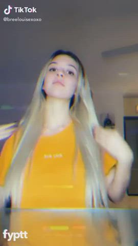 Flashing Pierced Rubbing Tease TikTok Tits gif