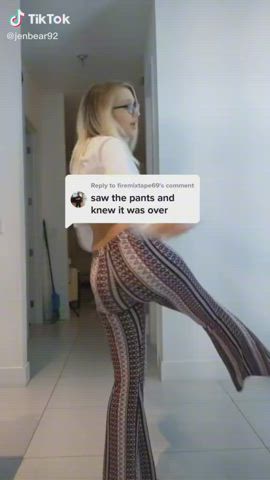 Ass Pants TikTok Yoga Pants gif