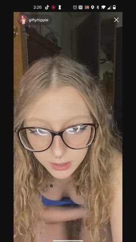 Nipslip Teen TikTok gif