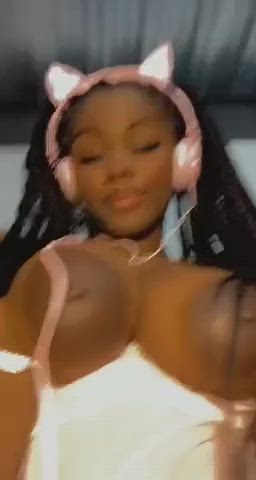 ebony teen tits gif