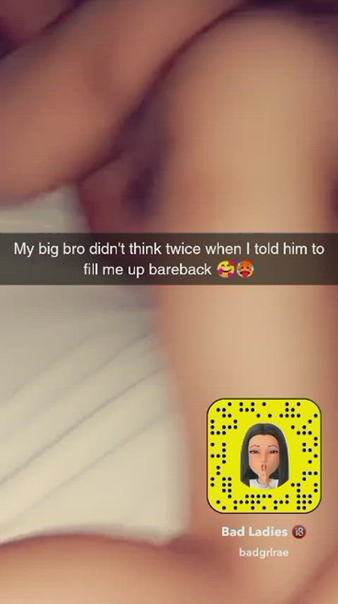 No man fucks me like my big bro 🤫