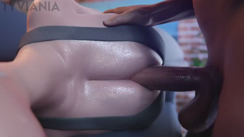3d animation big tits bikini pov titty fuck workout gif
