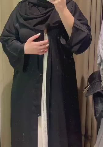 amateur arab ass big tits desi hijab milf muslim pakistani striptease gif