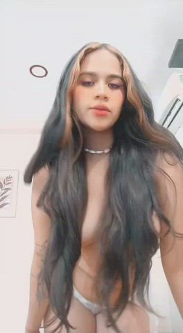 Ass Big Ass Big Tits Latina Long Hair Natural Tits Spanking Teen Tits gif