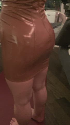 my bubble butt in latex 🧡