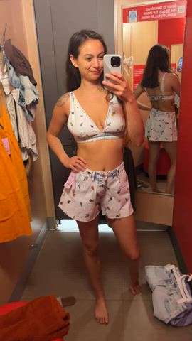 big tits changing room piper quinn undressing changing-rooms gif