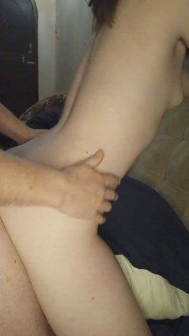 He loves it when I tease him with my wet pussy