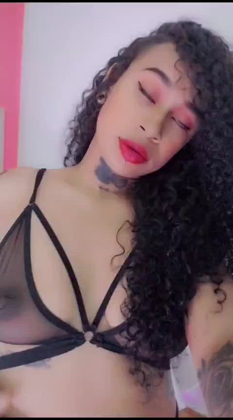 ebony latina lingerie sensual gif