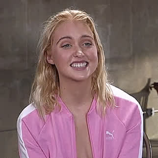 20 years old blonde chloe cherry chloe couture happy ending smile gif