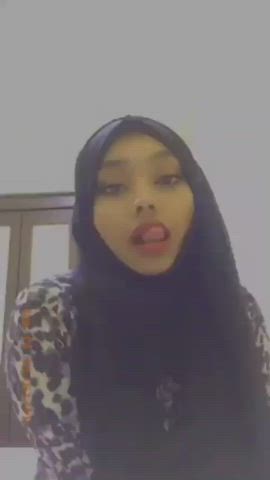 ahegao hijab muslim gif