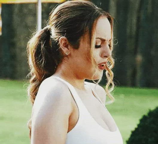 elizabeth gillies fake fake boobs gif