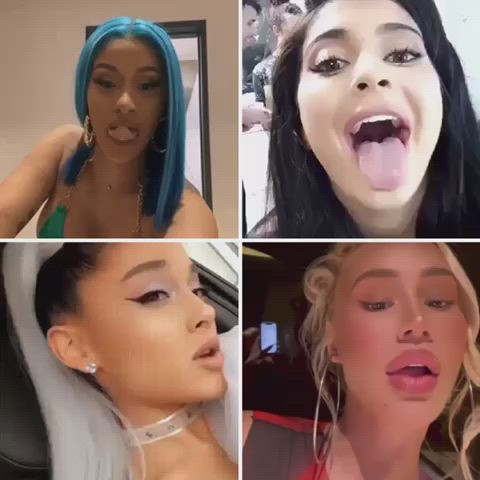 Cardi B vs Kylie Jenner vs Ariana Grande vs Iggy Azalea who would you get head from