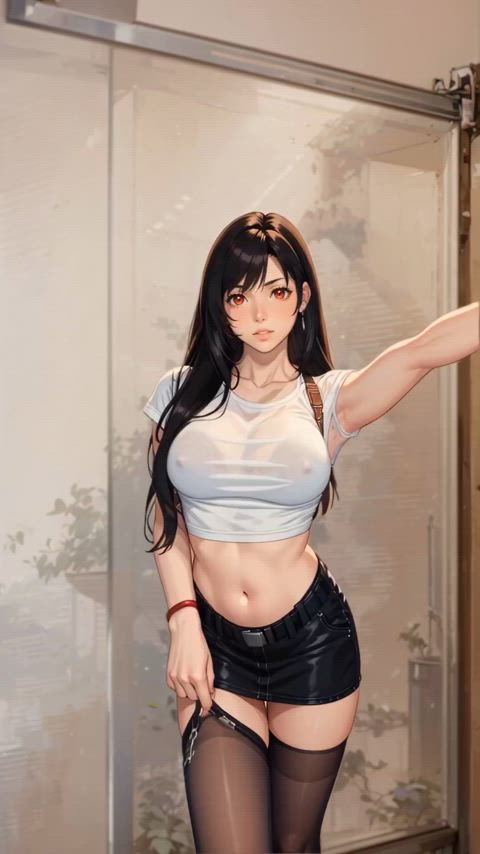 animation anime big tits bouncing bouncing tits dance dancing ecchi hentai tifa lockhart