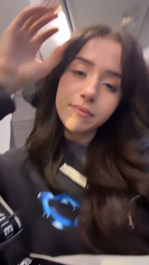 airplane pretty selfie gif