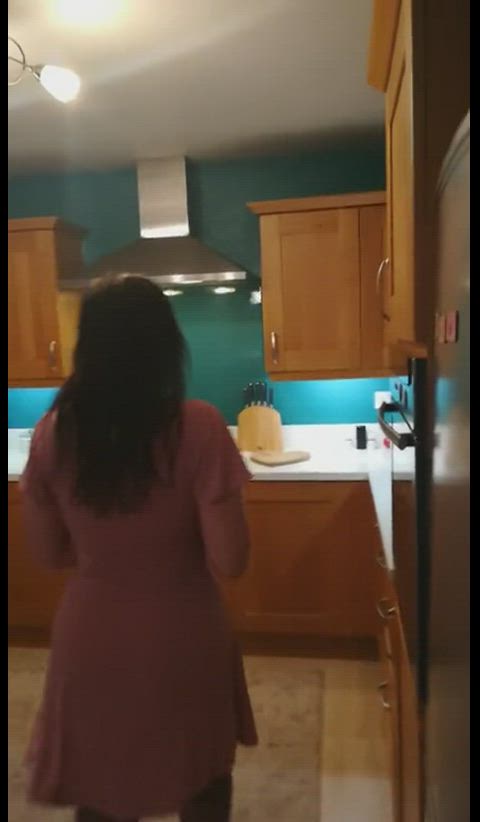 big ass doggystyle homemade hotwife housewife standing doggy wife wifey gif