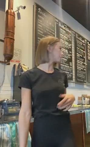 Barista flashing at Starbucks! [0:00]