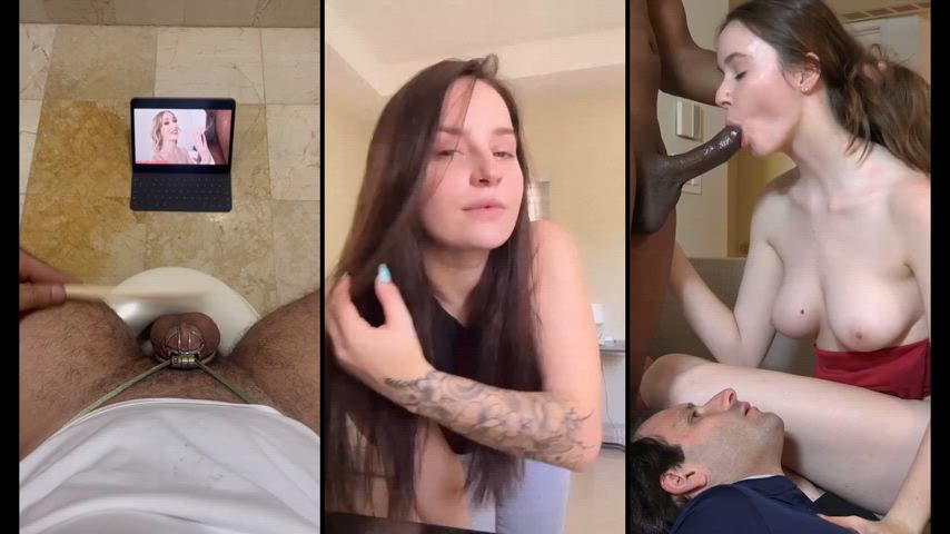 bbc beta chastity cuckold hypno sph split screen porn r/bbc_splitscreen r/splitscreenedits