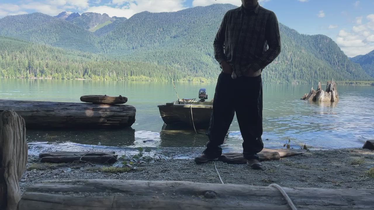 Jerk Off By a lake