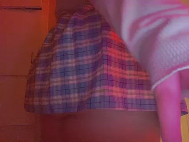 should i wear panties under this skirt? 🙈