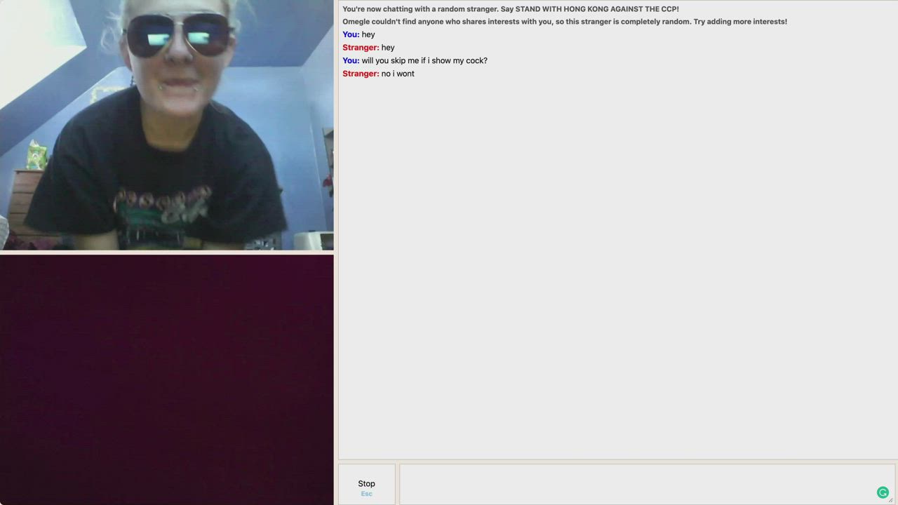 I think she liked my dick flash on Omegle