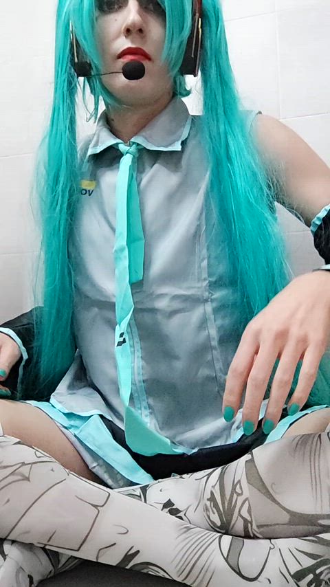 amateur cosplay fansly hatsune miku lingerie manyvids nsfw onlyfans trans nsfw-cosplay