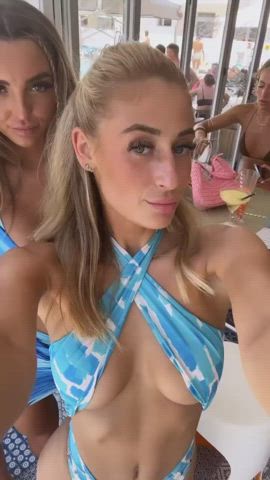 bikini body slave swimming pool swimsuit gif