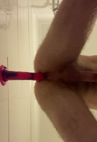 Anal Ass Cum Cumshot Dildo Gay Hairy Riding Solo gif