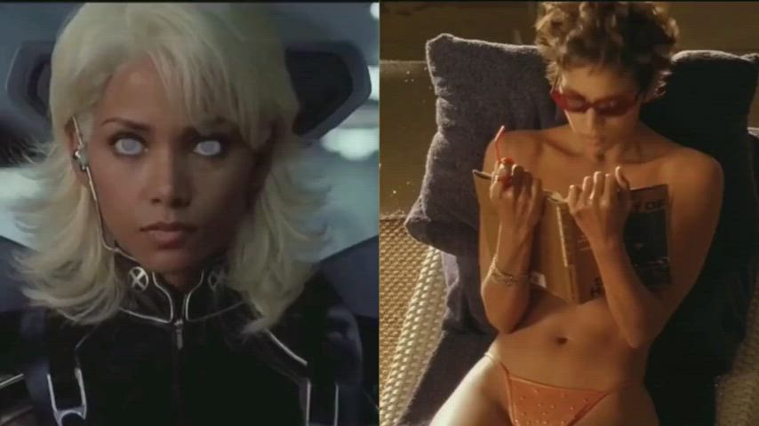 Halle Berry (Superhero vs Undressed)