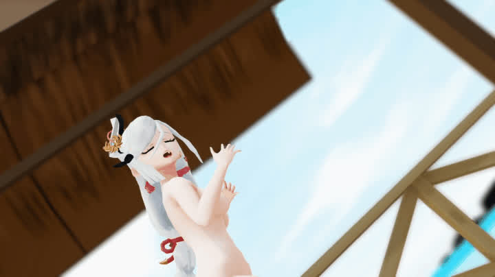 Shenhe is dancing(MMD Lepus)