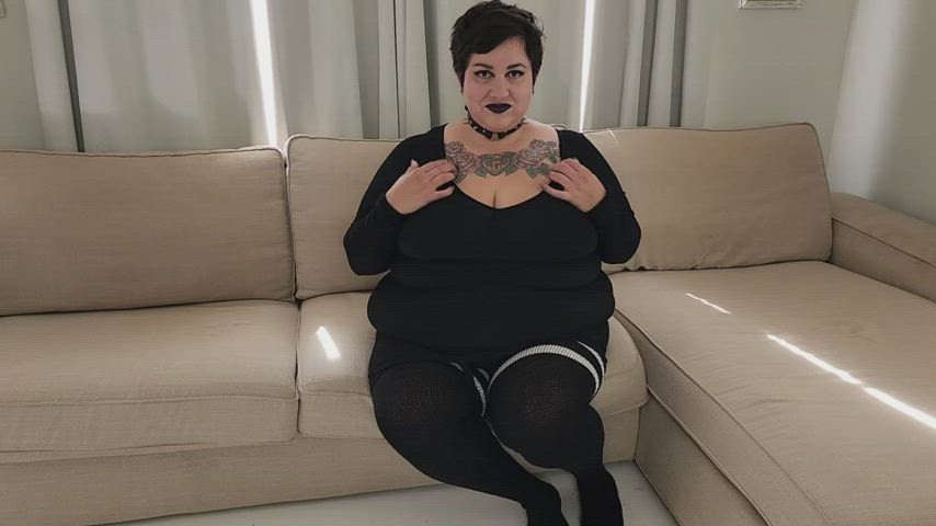 First Video With My Goth SSBBW Friend