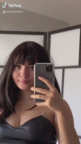 Big Tits Solo TikTok gif