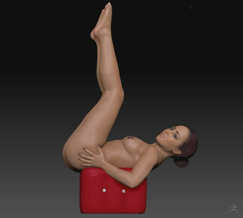 3D Animation Naked Nude Pussy Spread VR gif
