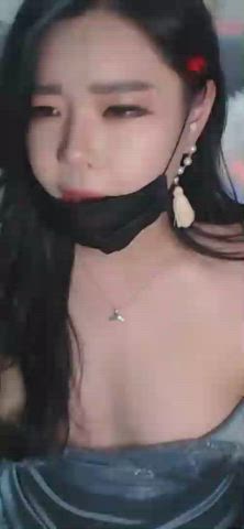 asian cum mask nipslip gif