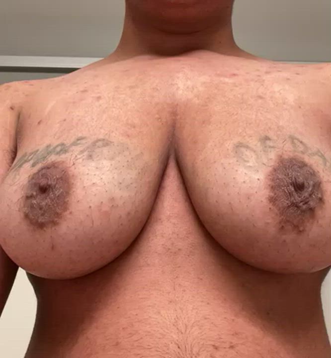 As per request, my big hairy boytitties bouncing | posting every day until my Daddy