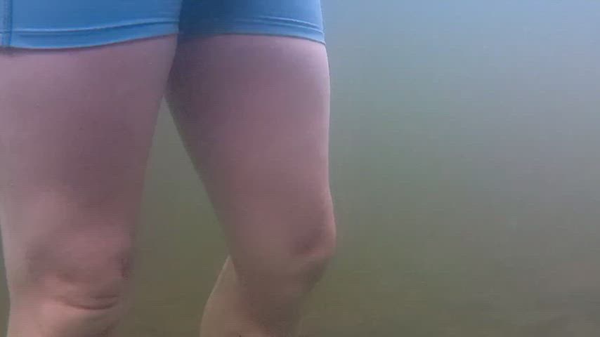 amateur bulge cock crossdressing outdoor shorts softcore solo swimsuit gif