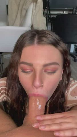 asmr blowjob deepthroat gif