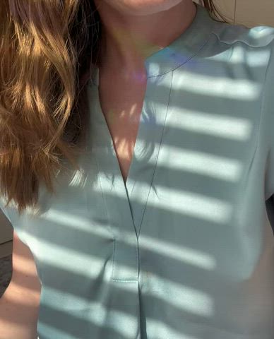 Braless at work