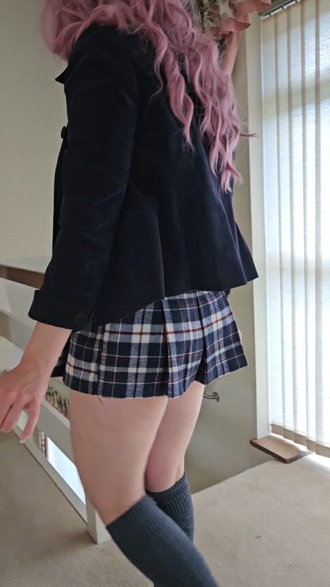 is my skirt too short sir? 