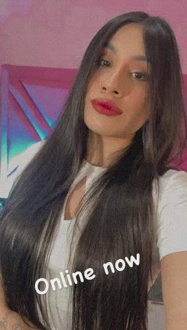 College Colombian Eye Contact Kissing Latina Lips Long Hair Piercing Teen gif