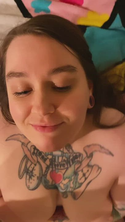 BBW Cumshot Cute gif