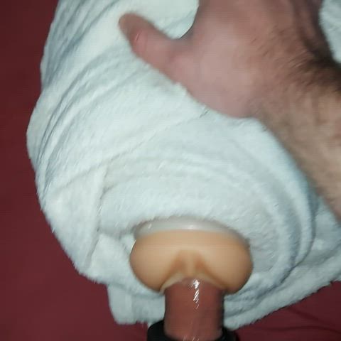 big dick fleshlight masturbating pov solo wet gif