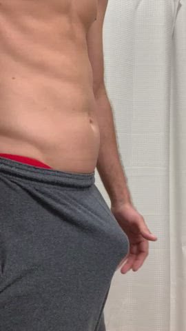 After workout bulge