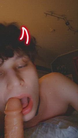 blowjob cute deepthroat dildo femboy sissy sissy slut slutty sucking twink femboys