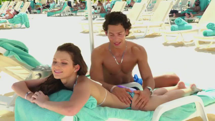 Beach Bikini Celebrity Mexican Russian Spanking gif