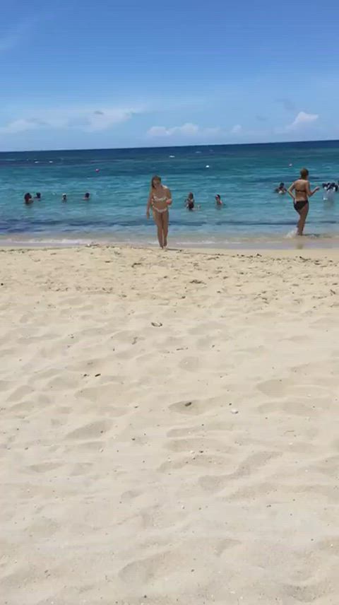 asmr beach bikini gif