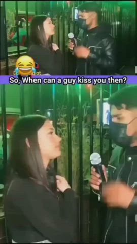 caption exposed funny porn innocent interview kissing non-nude stranger virgin virginity